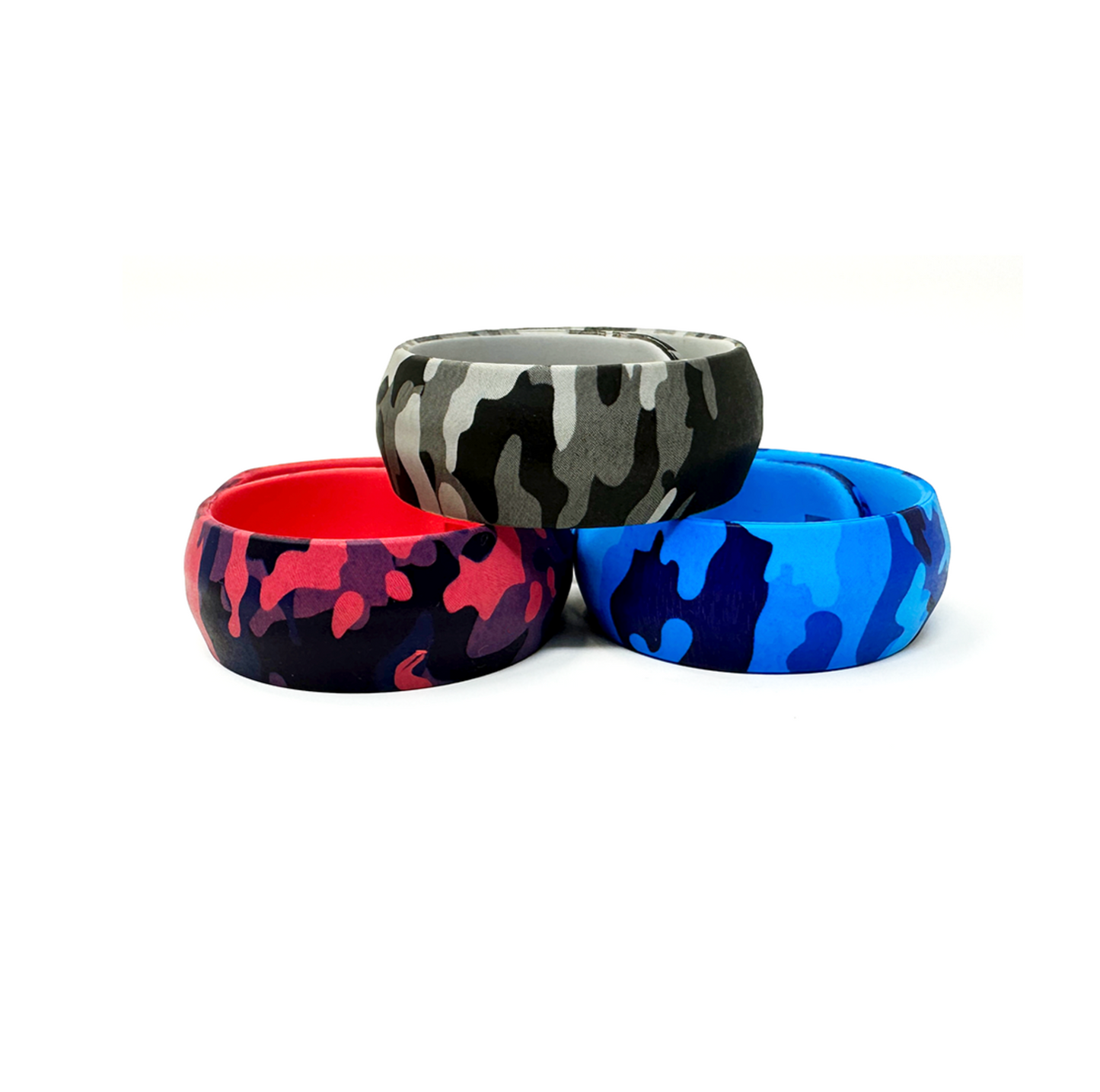 Blue Camo, Red Camo, Gray Camo 3-Pack