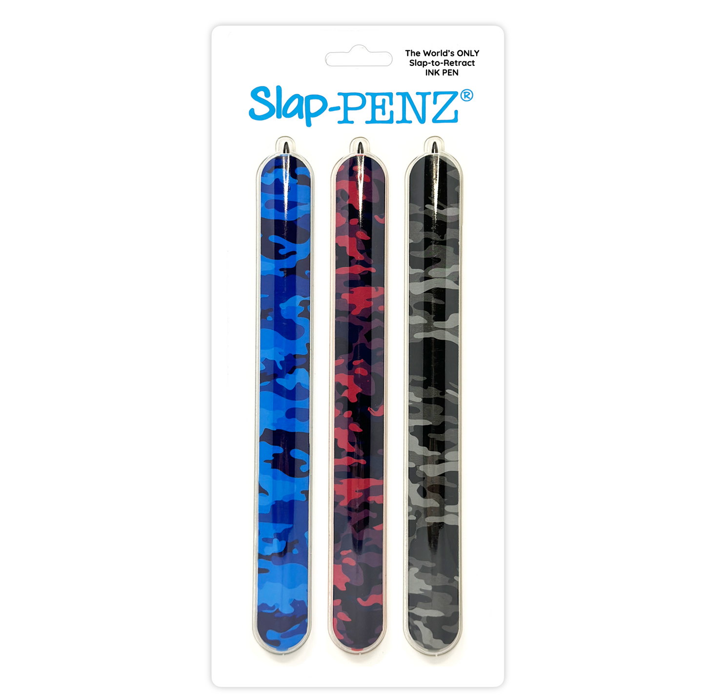 Blue Camo, Red Camo, Gray Camo 3-Pack